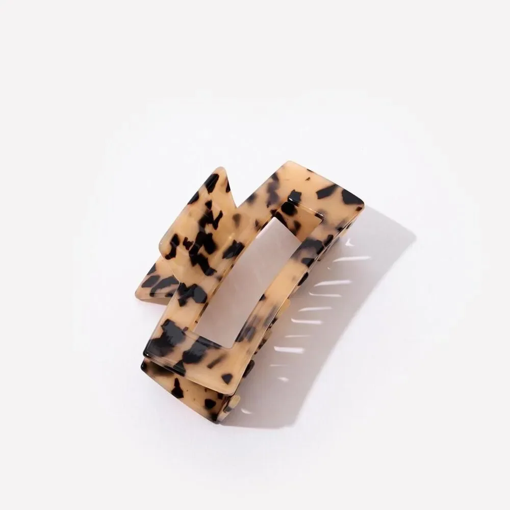 Tortoise shell black & tan new hair clip